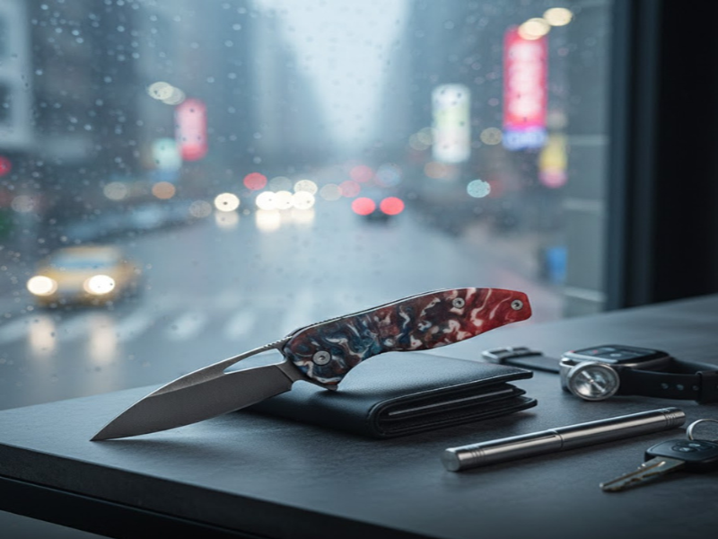 El Yapımı Yerli Üretim Epoksi Kabzeli Küçük Boy Av Kamp Çakısı